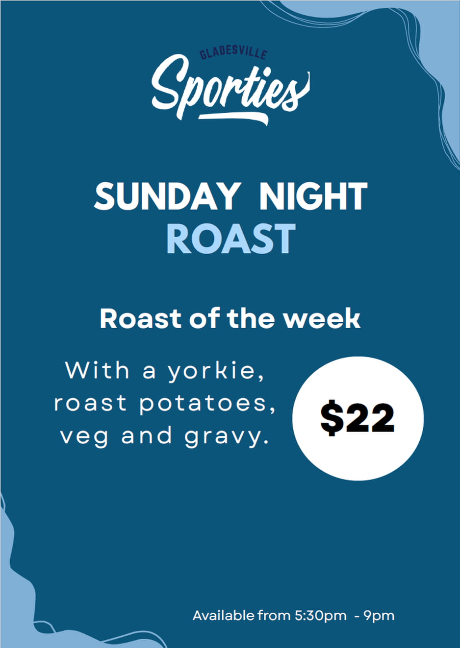 Gladesville Sporties Lunch Specials - $16
